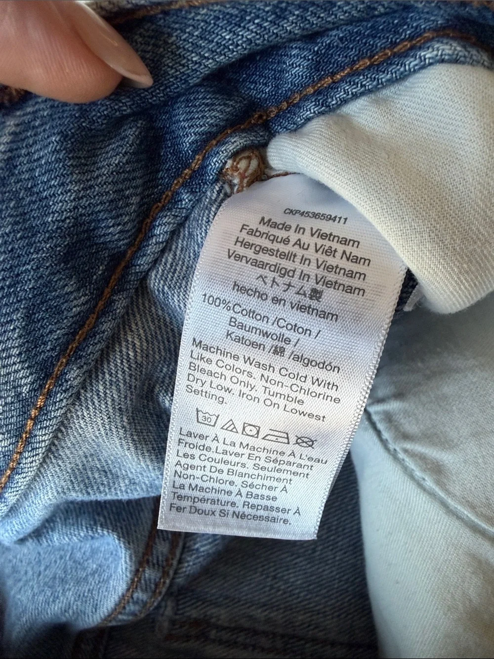 Madewell high rise long denim shorts